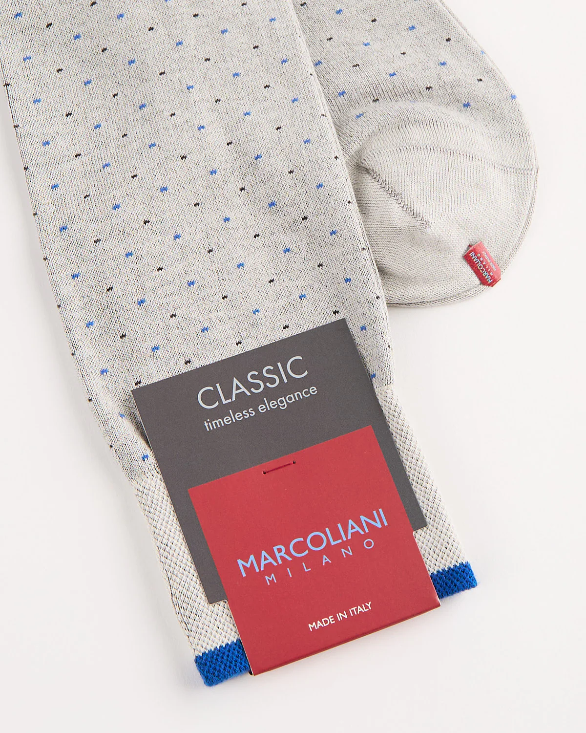Pima Cotton Varese Pindot Socks - Image 2