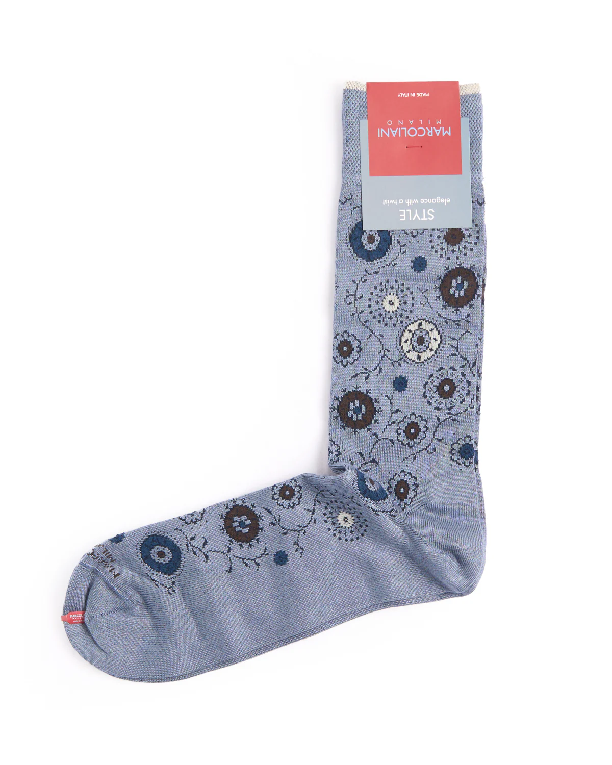 Silver Blue Mousse Of Modal Patna Decor Socks