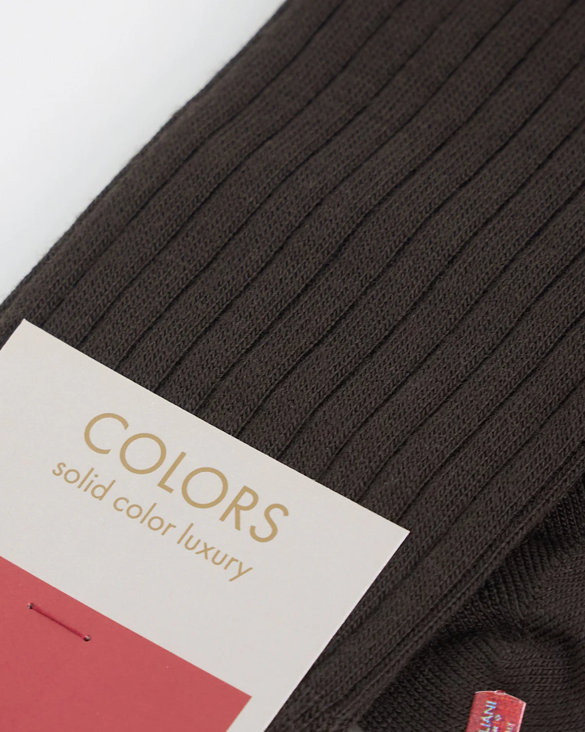 Solid Ribbed Dress Socks - Image 4