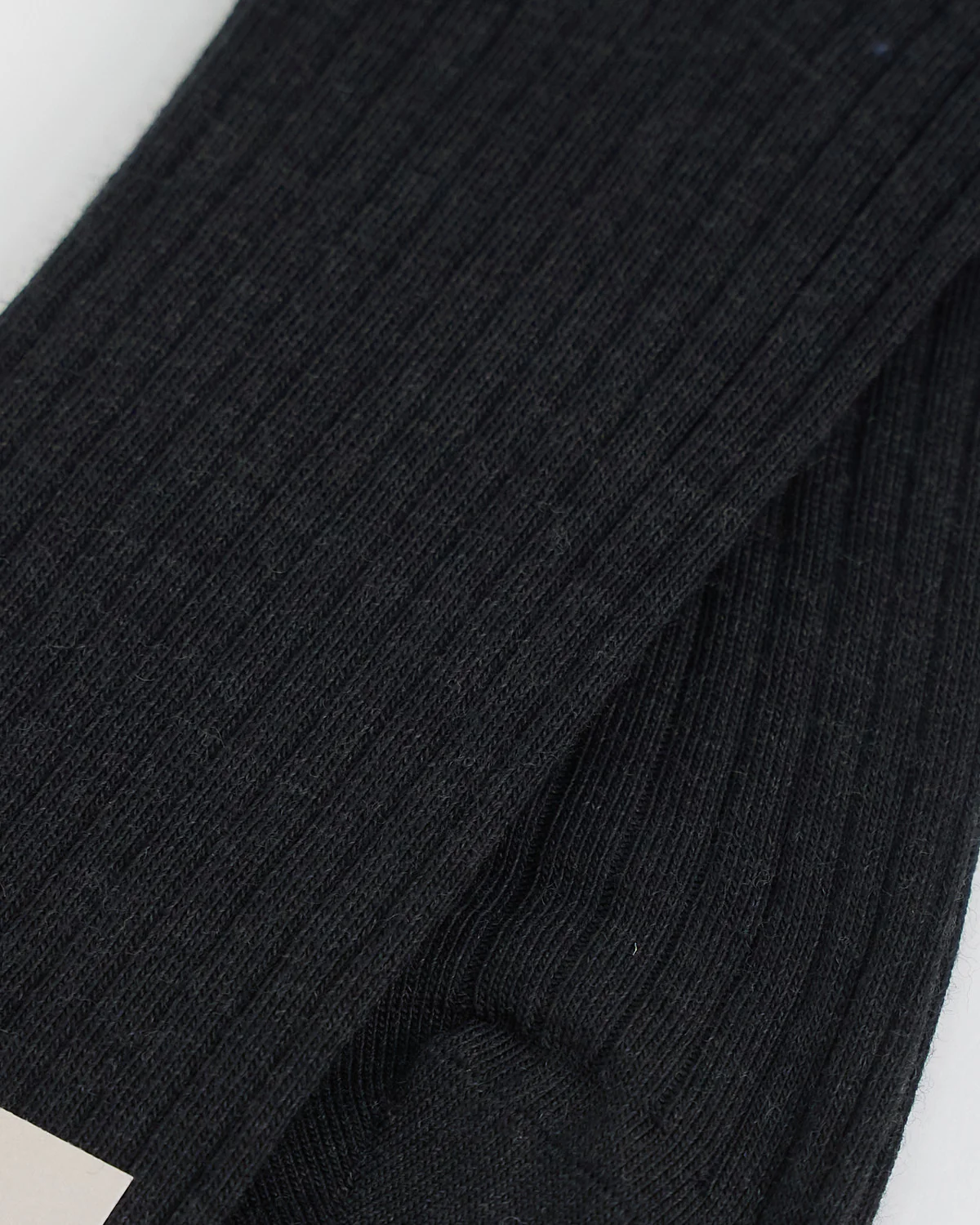 Solid Ribbed Dress Socks - Image 2