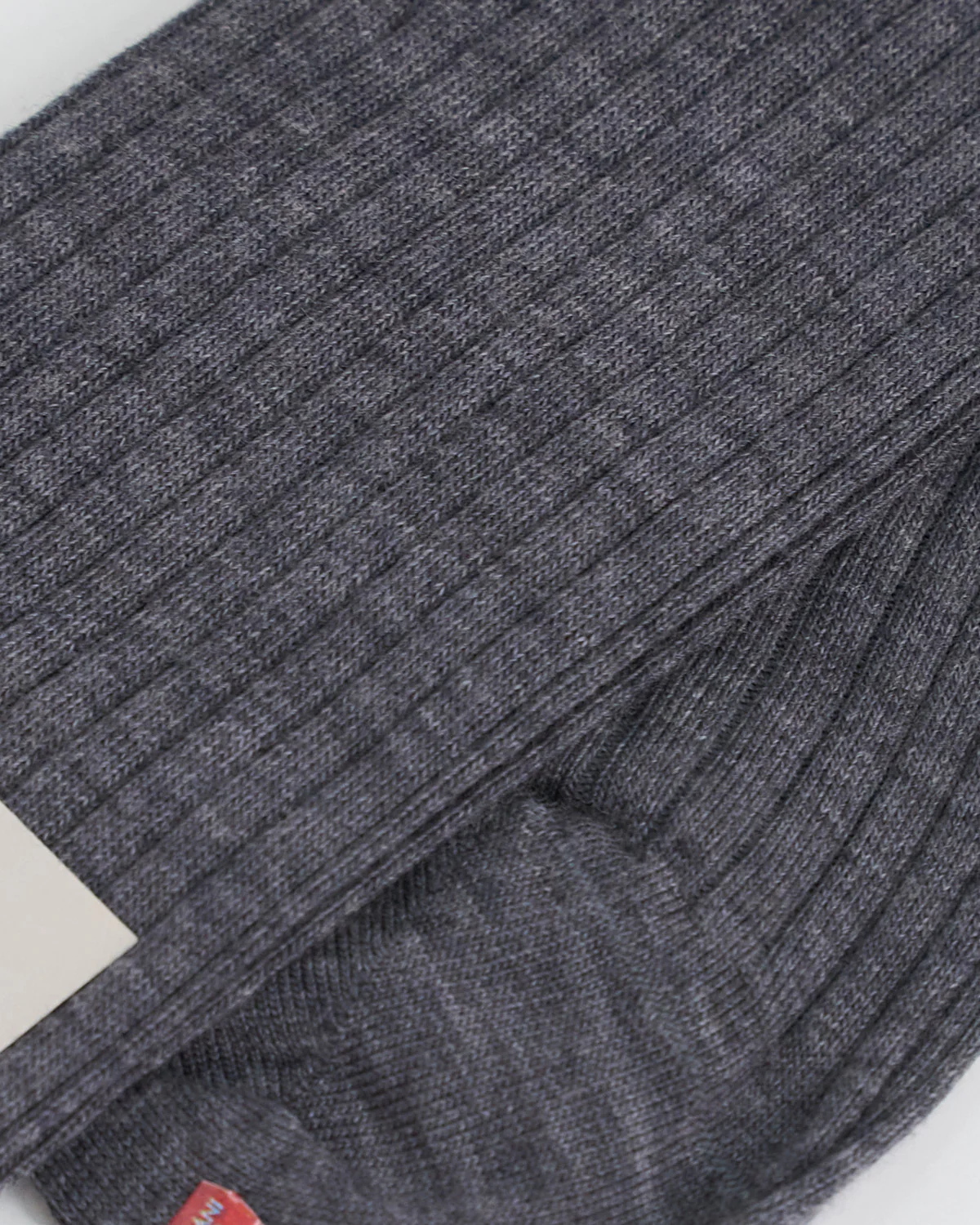 Solid Ribbed Dress Socks - Image 2