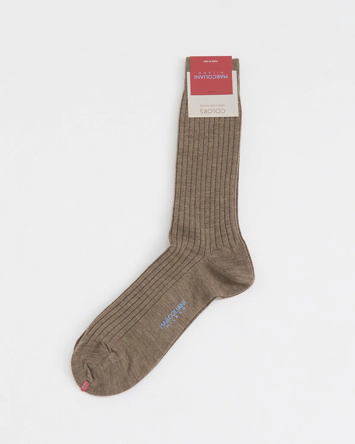 Solid Ribbed Dress Socks - Image 3