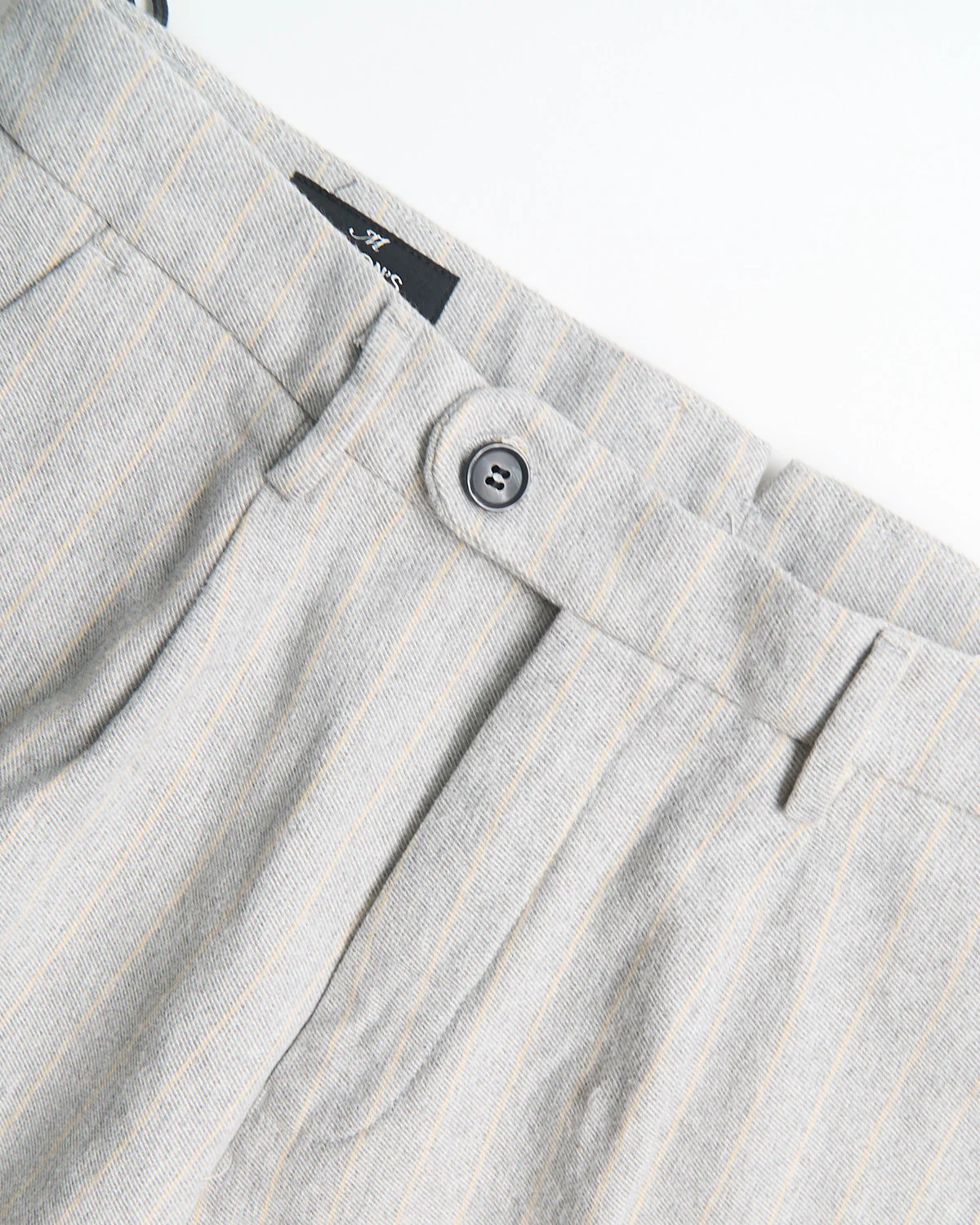 'Boston' Relaxed Silhouette Stripe Brushed Twill Casual Pants - Image 7