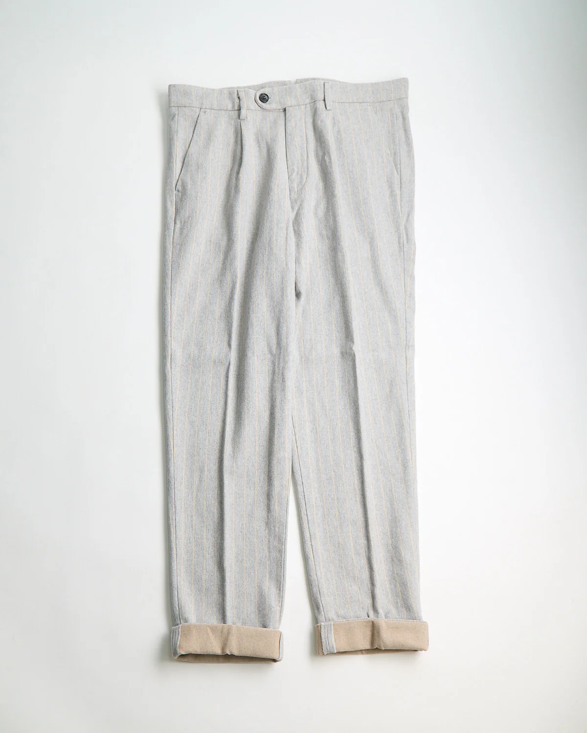 'Boston' Relaxed Silhouette Stripe Brushed Twill Casual Pants - Image 8