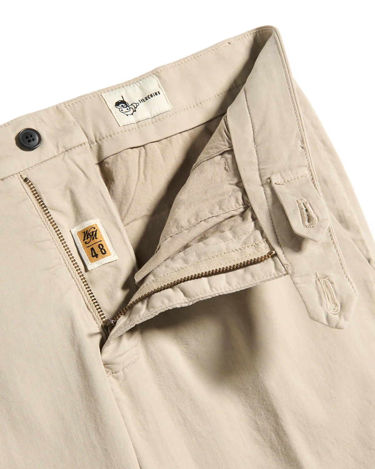 Cotton & Silk Stretch Luxe Chino Pant - Image 2