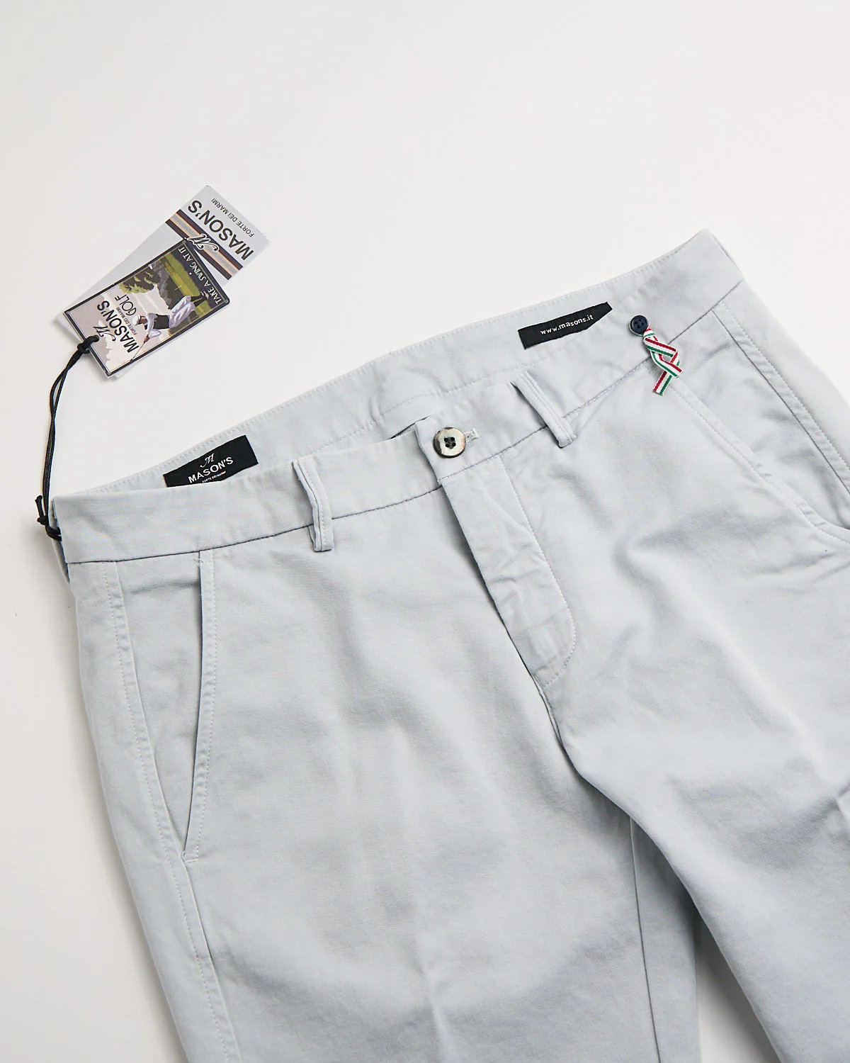 Signature Jersey 'Torino' Stretch Cotton Pants - Image 2