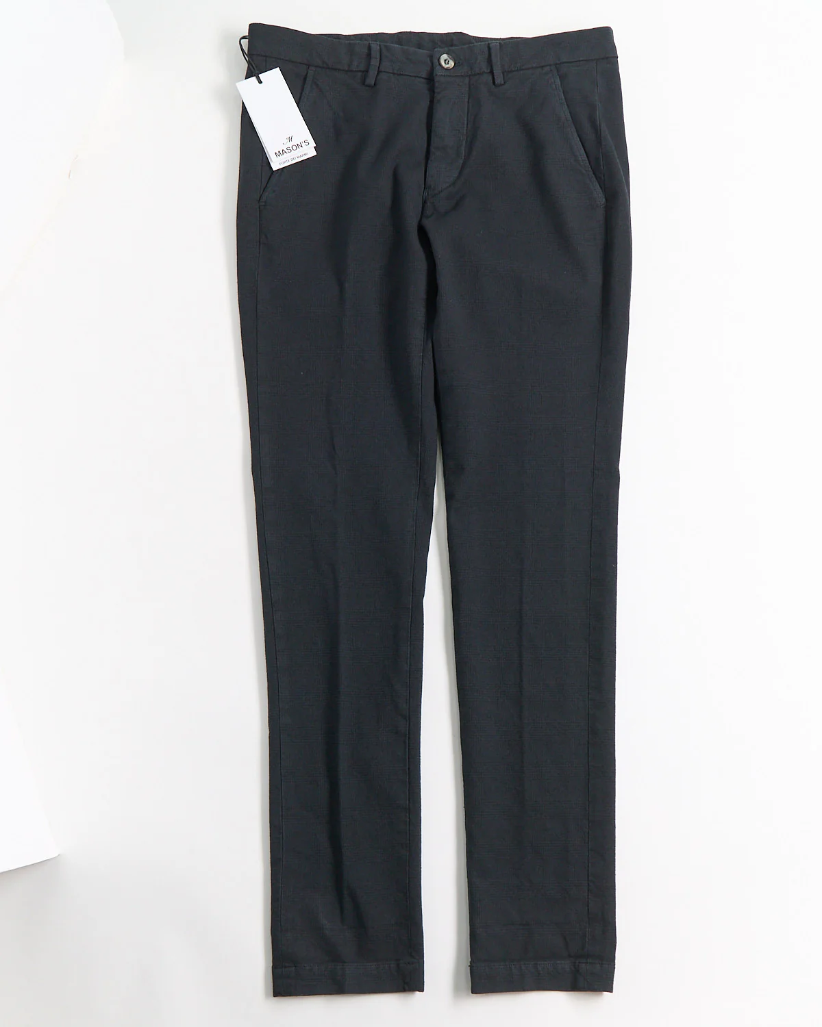 'Torino' Stretch Tailored Fit Glenurquhart Plaid Smart Casual Pants - Image 6