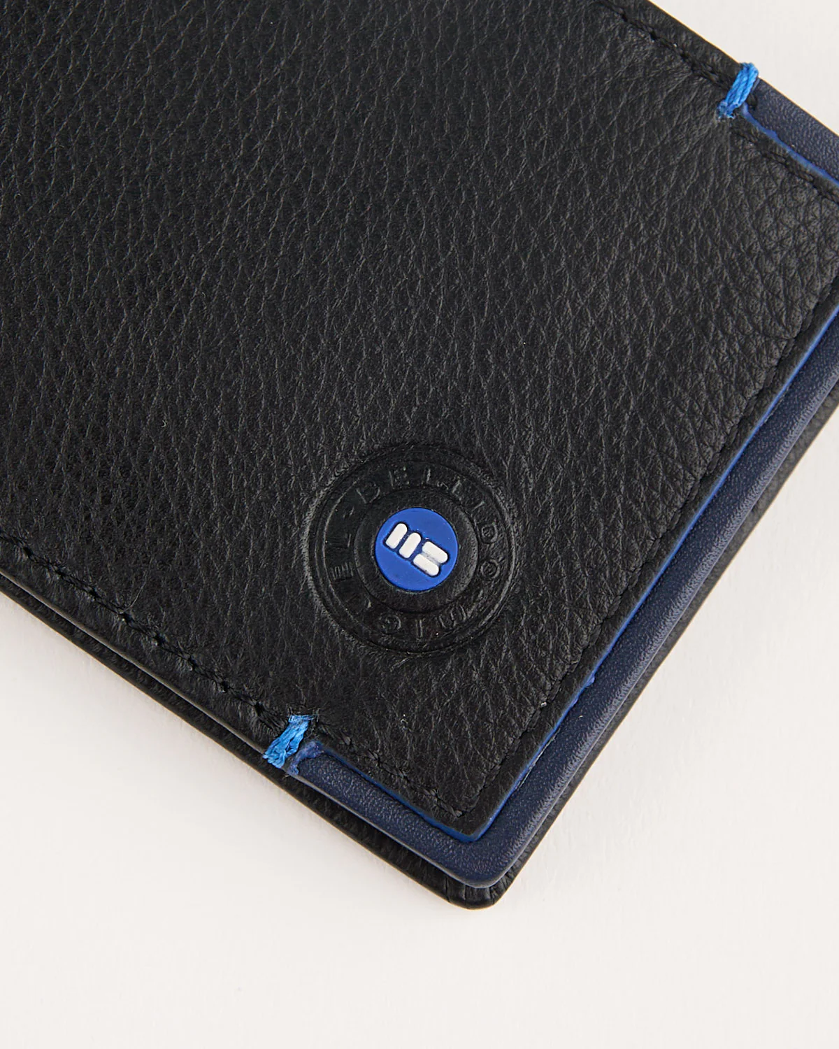 Black Leather Card Holder Wallet - Image 5