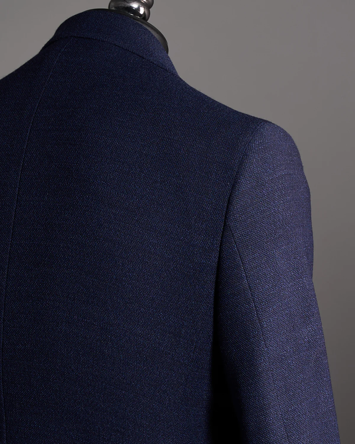 Navy Hopsack Comfortwear 'Hampton' Fit Blazer - Image 4
