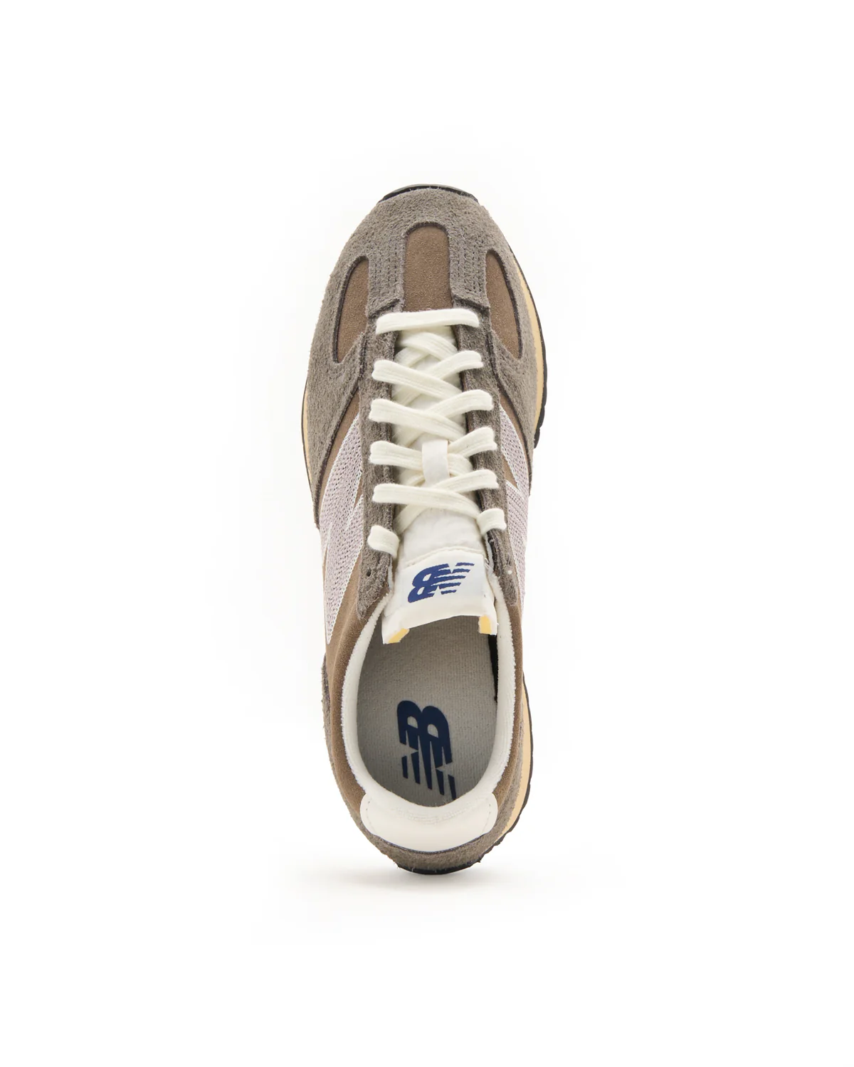 Grey Brown Felted Suede 471 Sneakers - Image 3