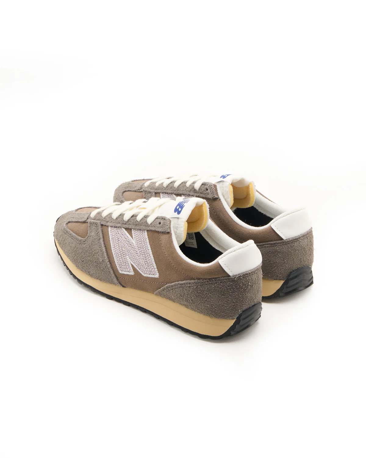 Grey Brown Felted Suede 471 Sneakers - Image 6