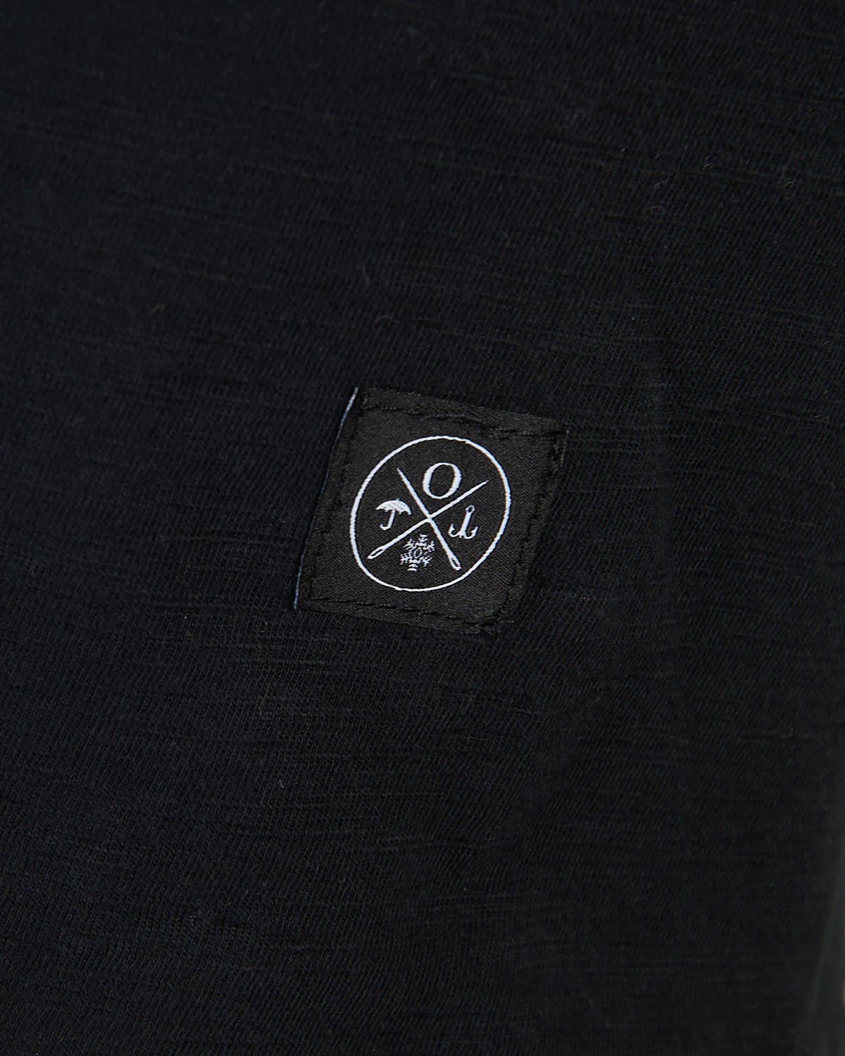 Black Slub S/S Henley - Image 6