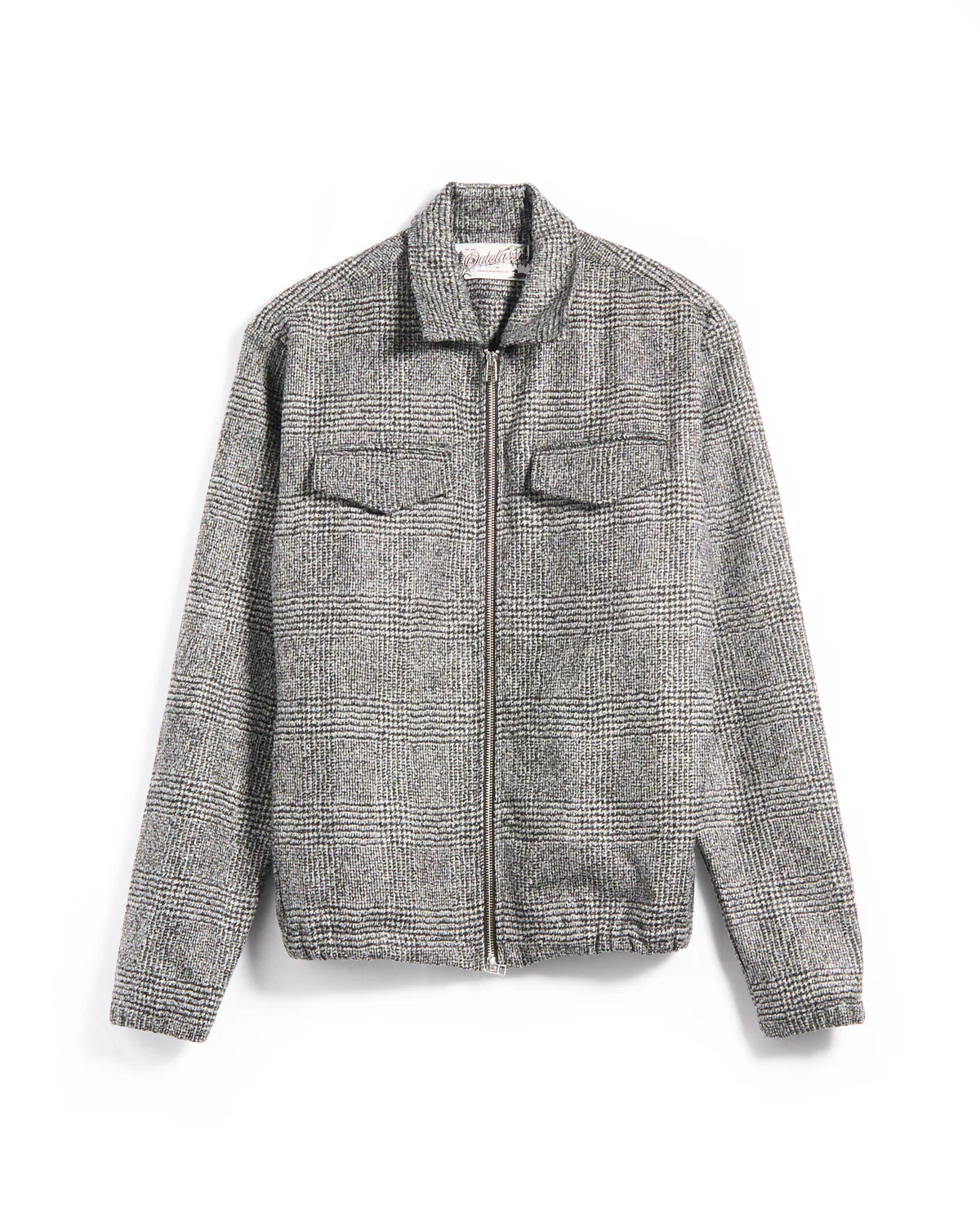 Black/White Bouclé Coach Jacket