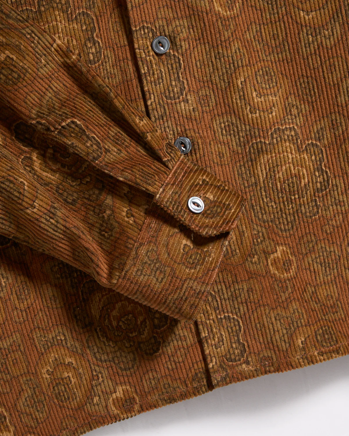 Bronze Printed Corduroy Club Shirt - Image 2