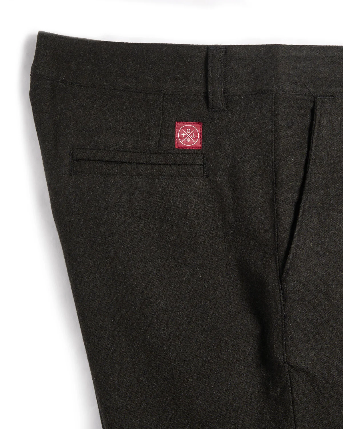 Charcoal Washable Wool Pleated Pant - Image 5