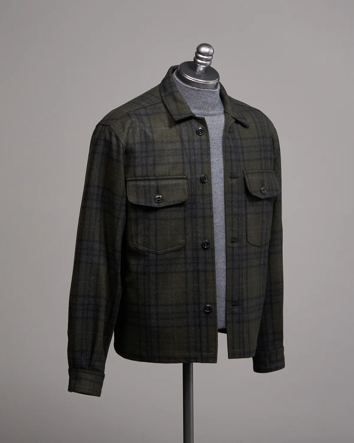 Hunter Plaid Camp Shirt