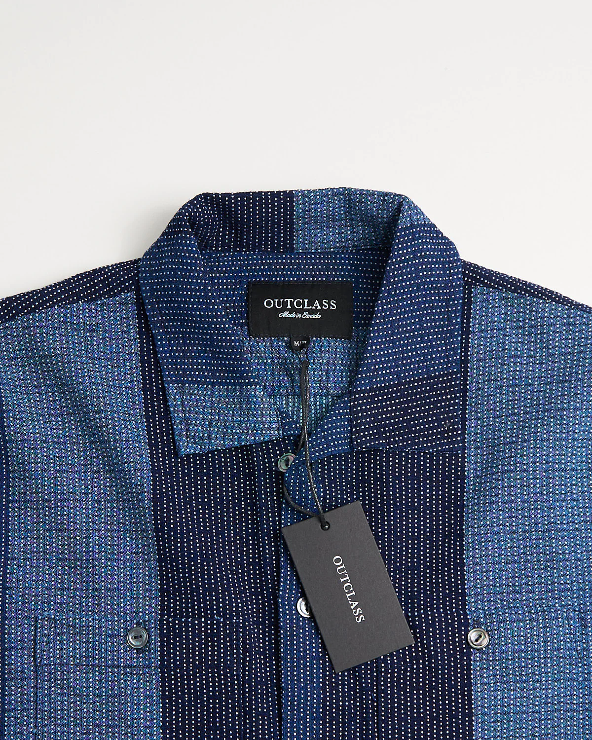 Indigo Sashiko Club Shirt - Image 2