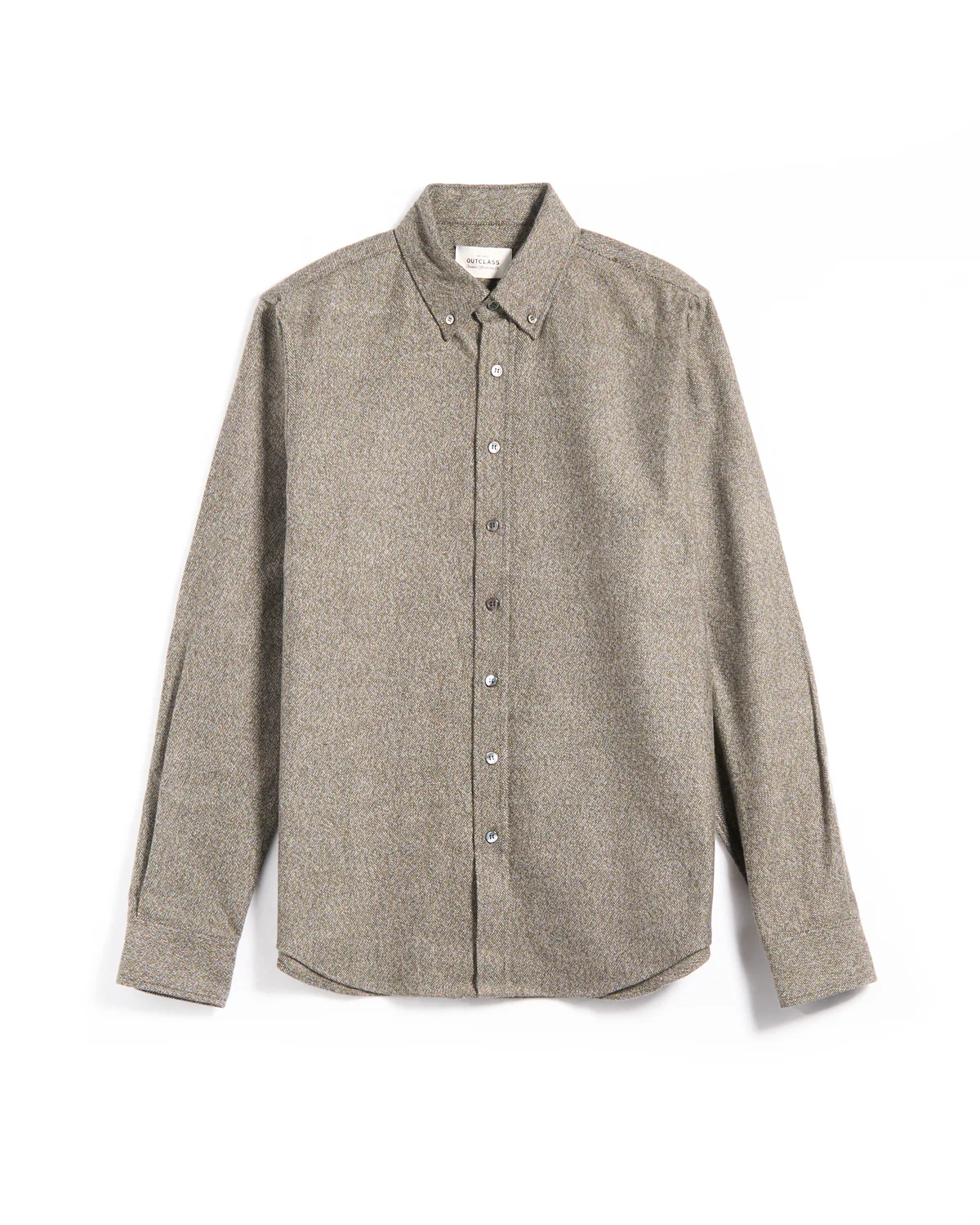 Moss Twill Flannel Classic Shirt