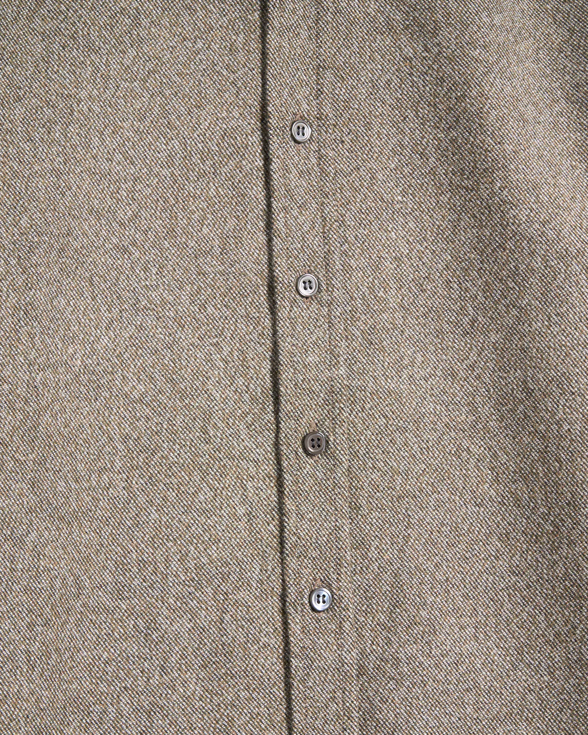 Moss Twill Flannel Classic Shirt - Image 2