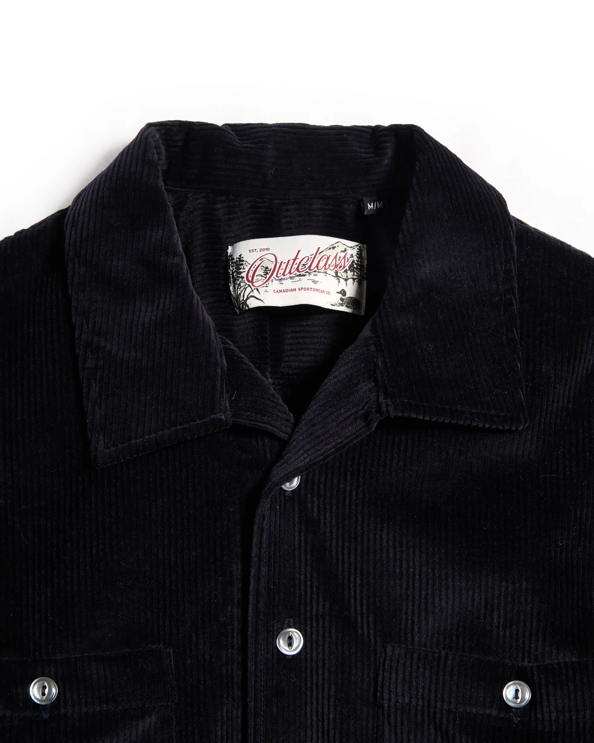 Navy Corduroy Club Shirt - Image 4