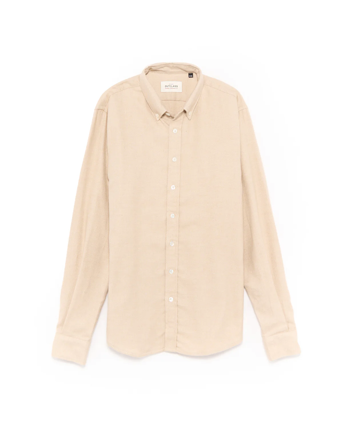Tan Twill Flannel Classic Shirt