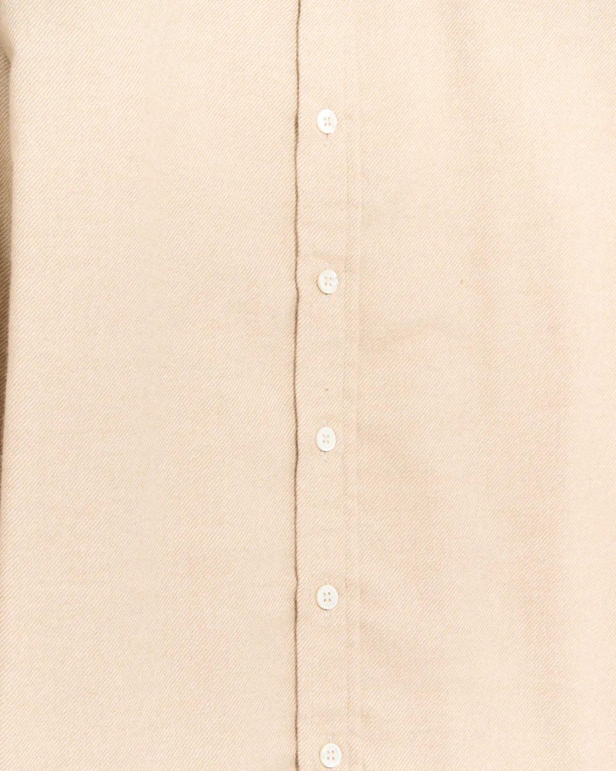 Tan Twill Flannel Classic Shirt - Image 4