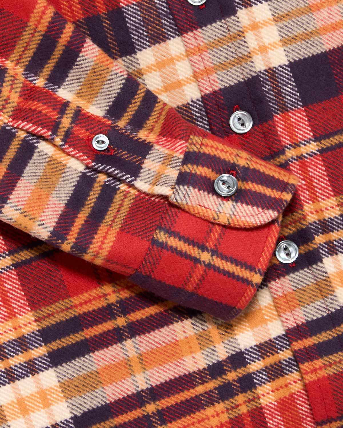Vintage Plaid Blanket Easy Shirt - Image 2