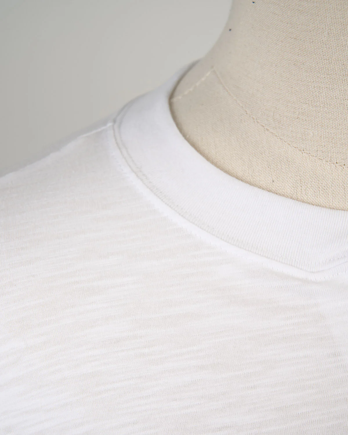 White Slub S/S Henley - Image 5