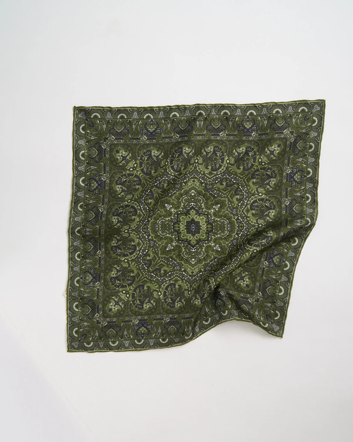 Floral Pattern Pocket Square - Image 3