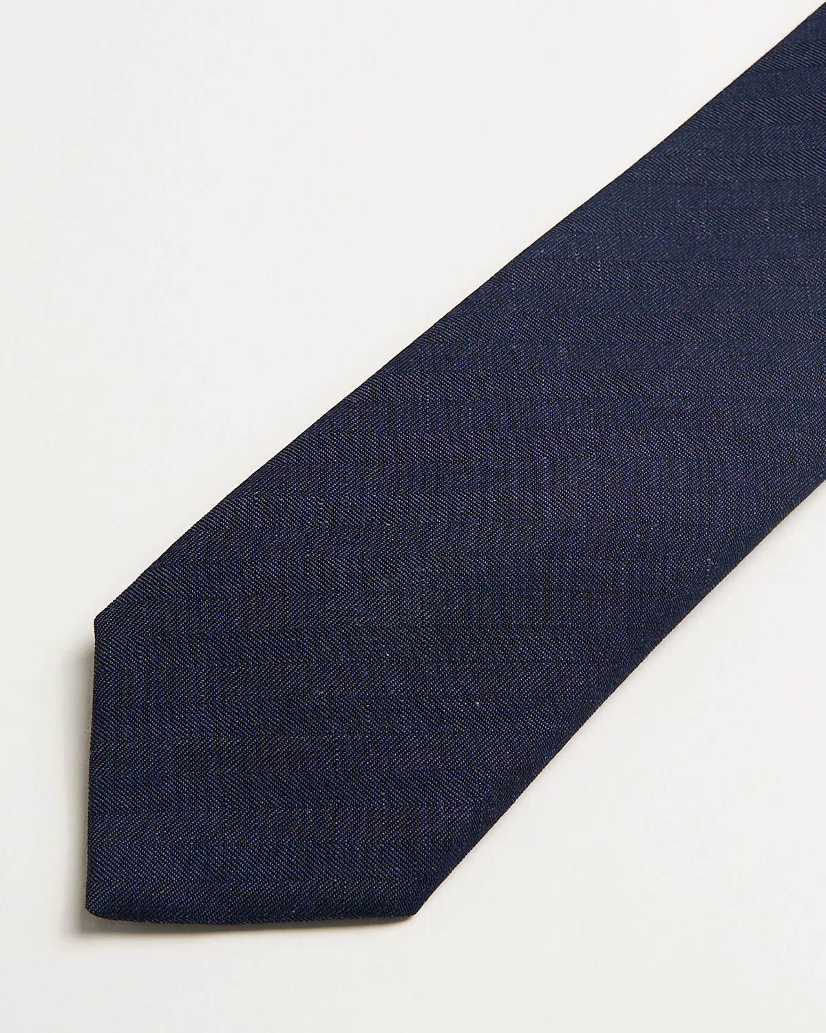 Linen Tone On Tone Stripe Tie - Image 2