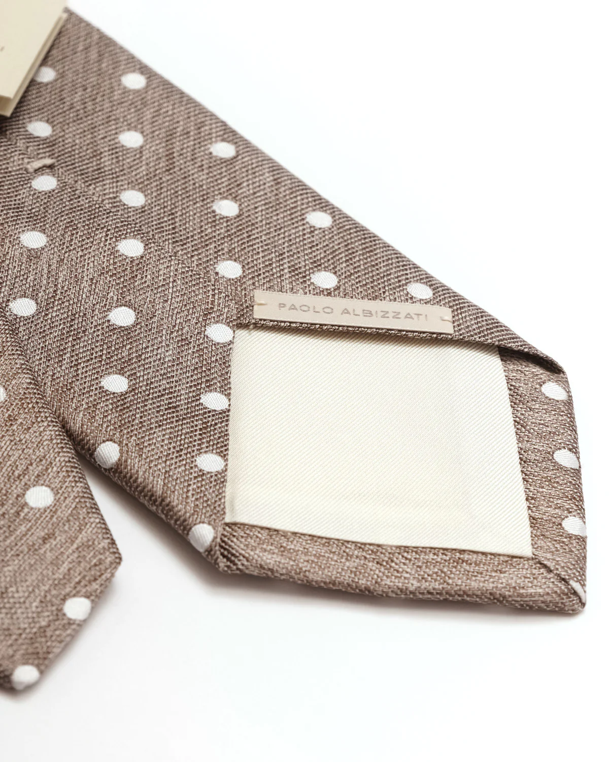 Polka Dot Print Tie - Image 2