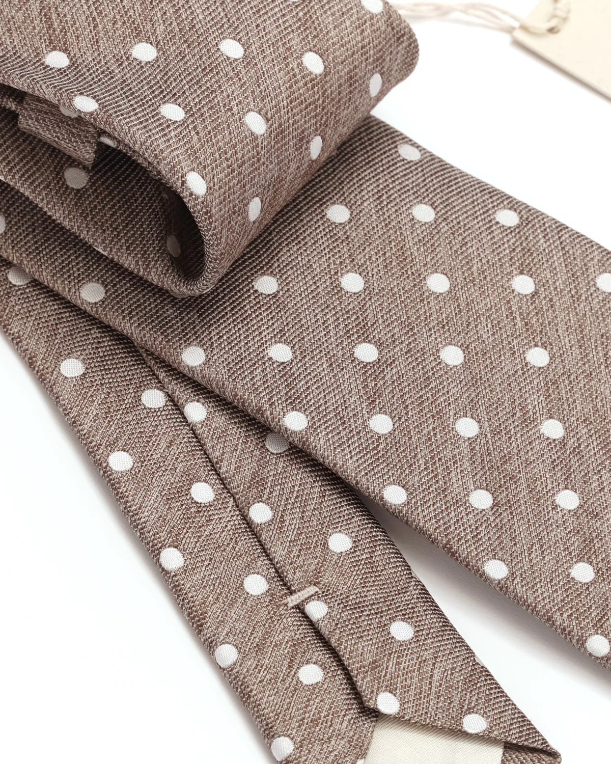 Polka Dot Print Tie - Image 3