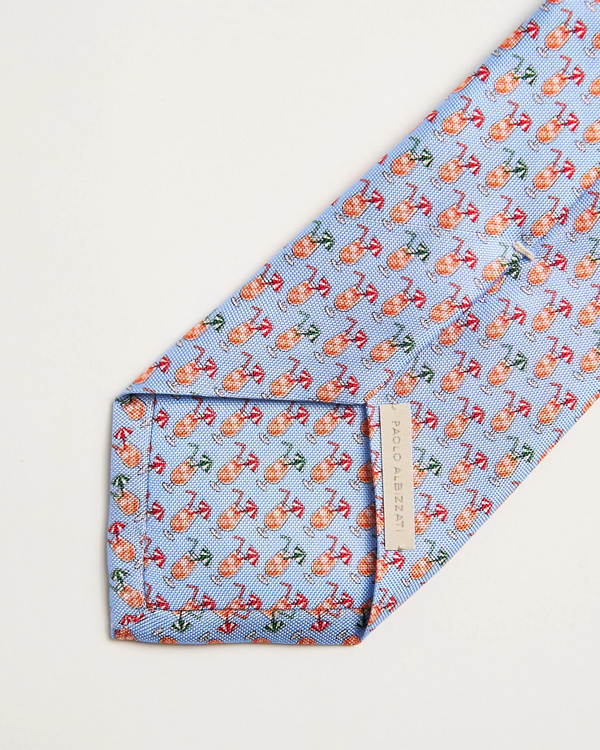 Silk Cocktail Pattern Tie - Image 3
