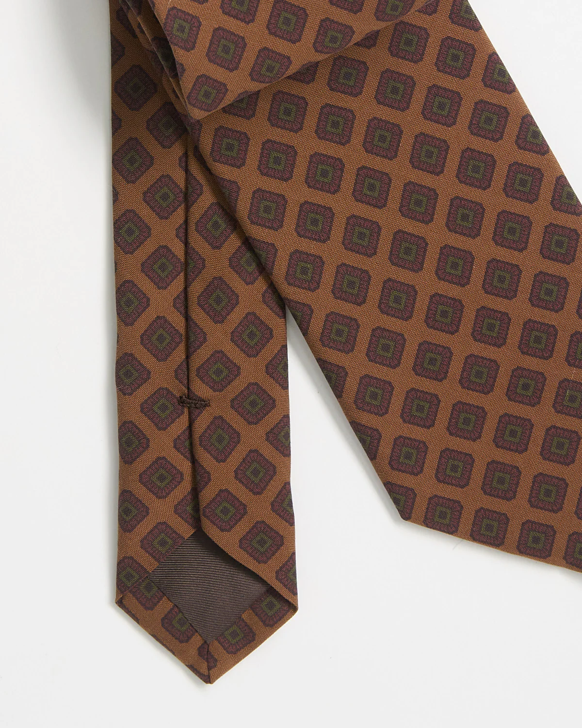 Silk Diamond Pattern Tie - Image 3