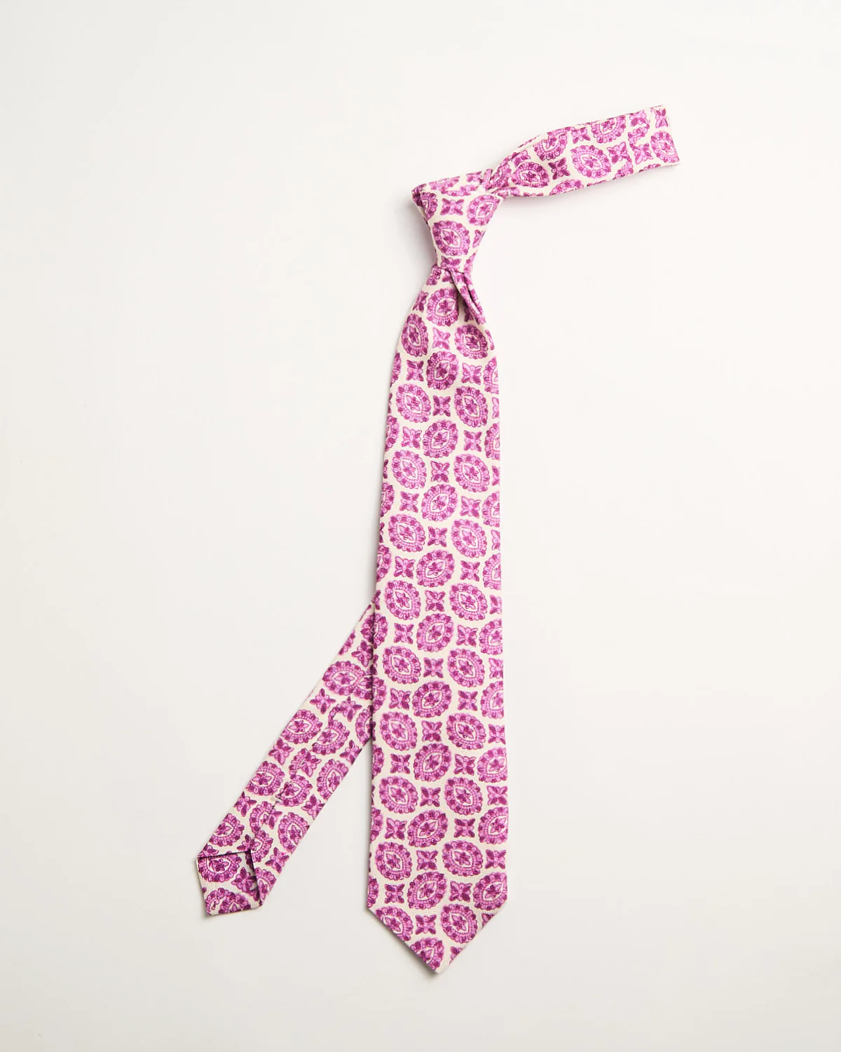Silk Medallion Pattern Tie