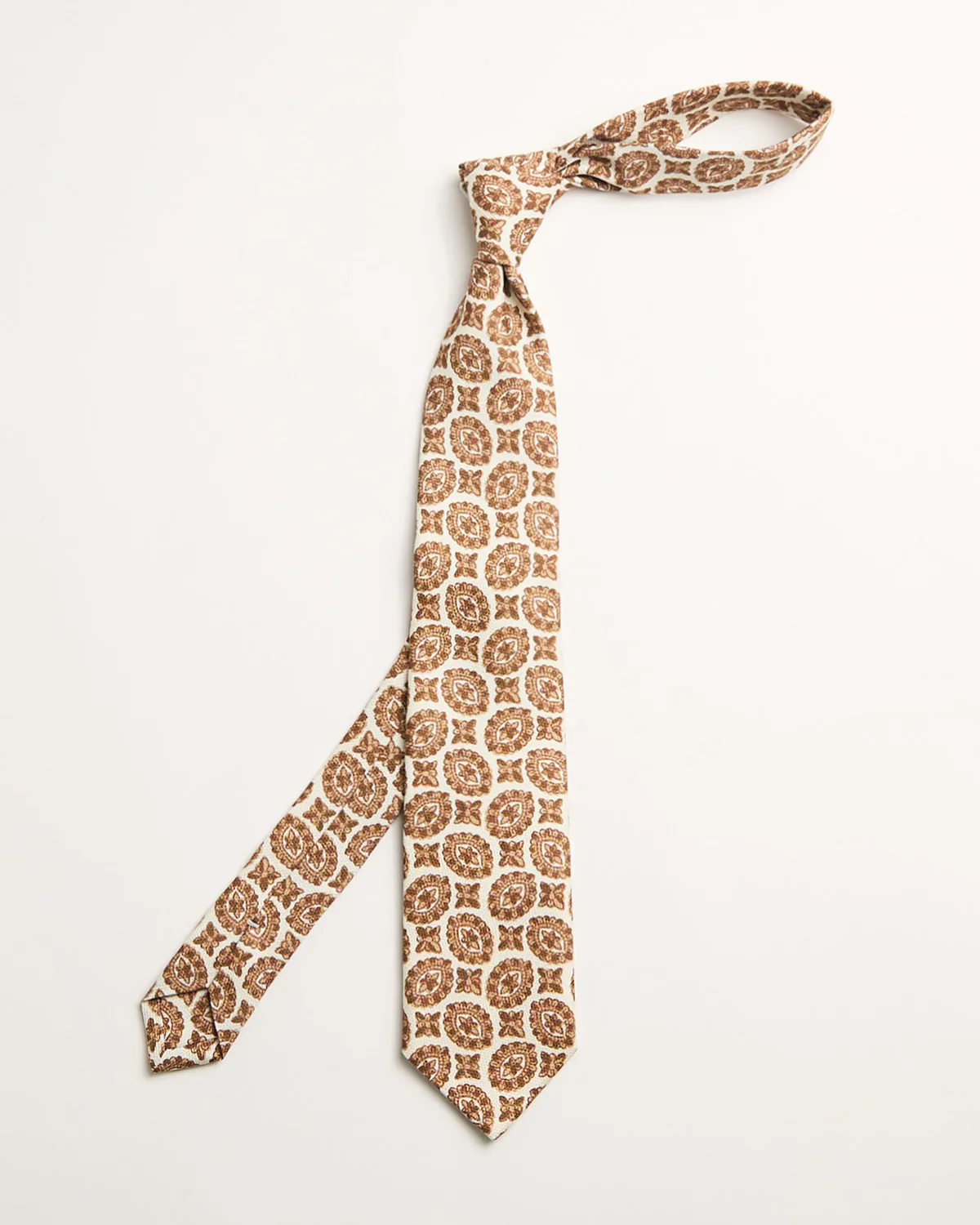 Silk Medallion Pattern Tie