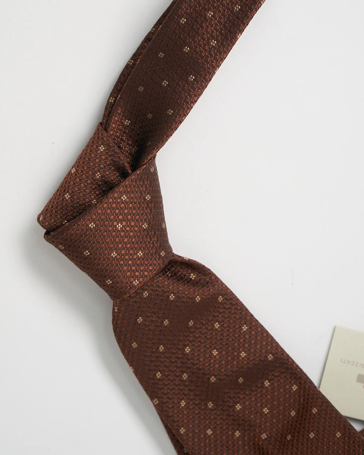 Silk Micro Neat Pattern Tie - Image 2