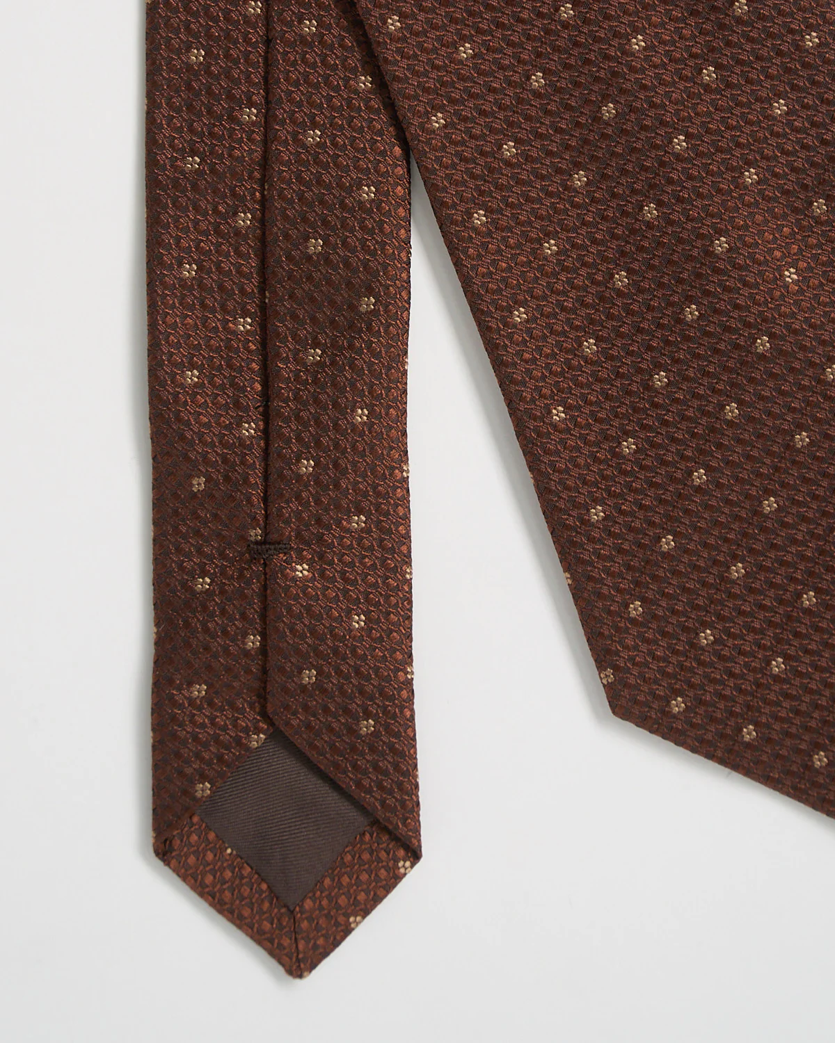Silk Micro Neat Pattern Tie - Image 3