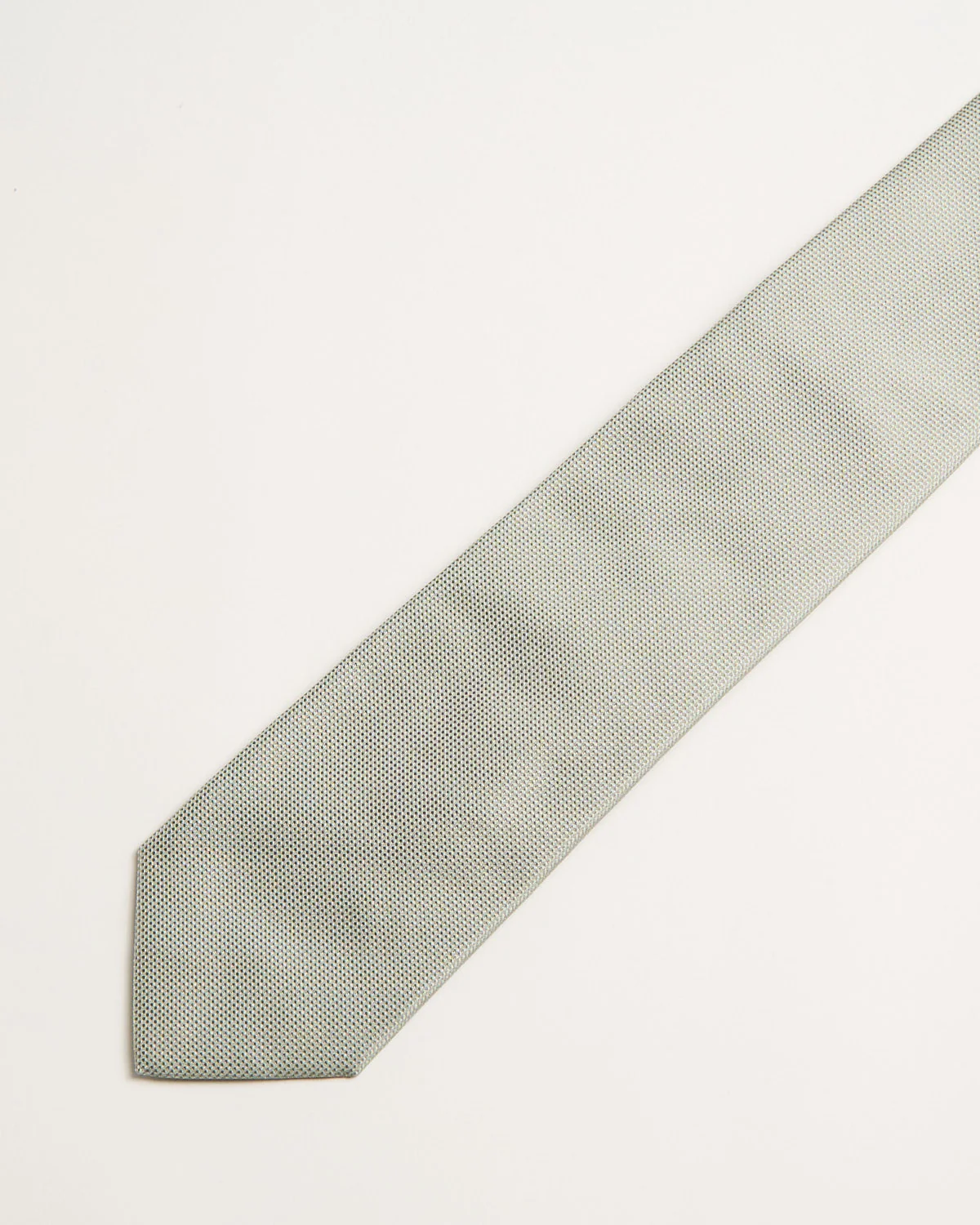 Silk Mini Jacquard Tie - Image 2