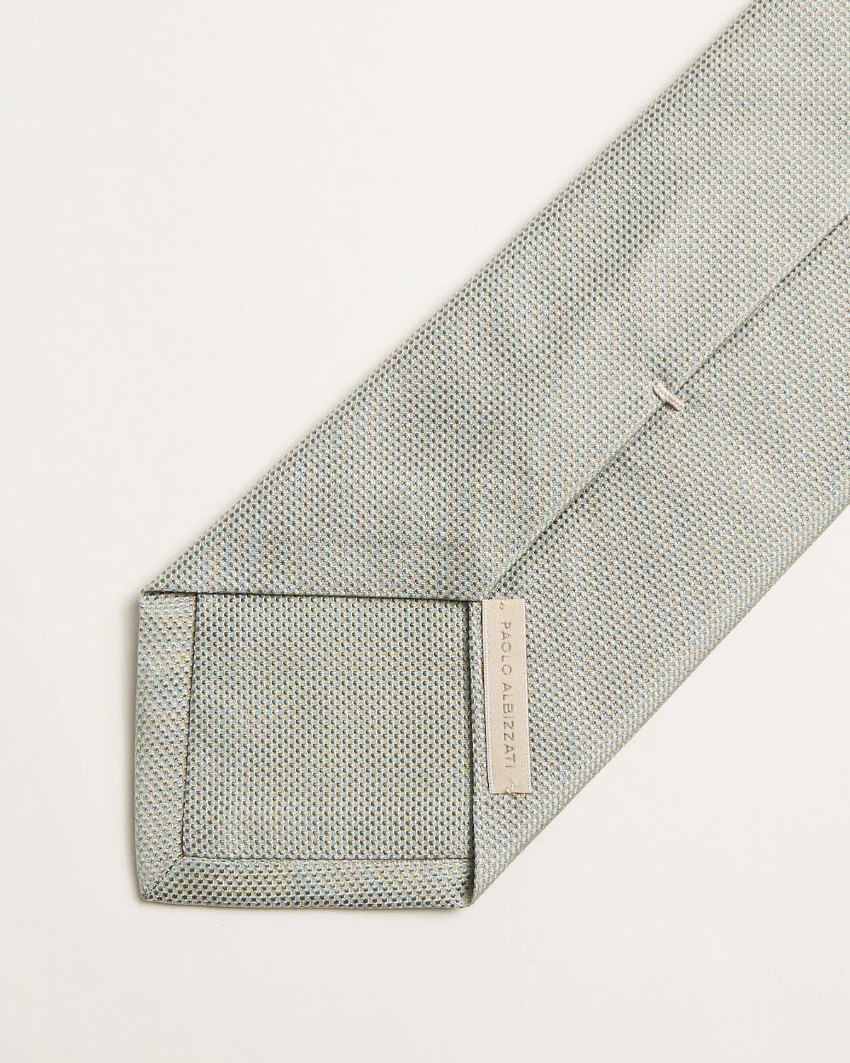 Silk Mini Jacquard Tie - Image 3