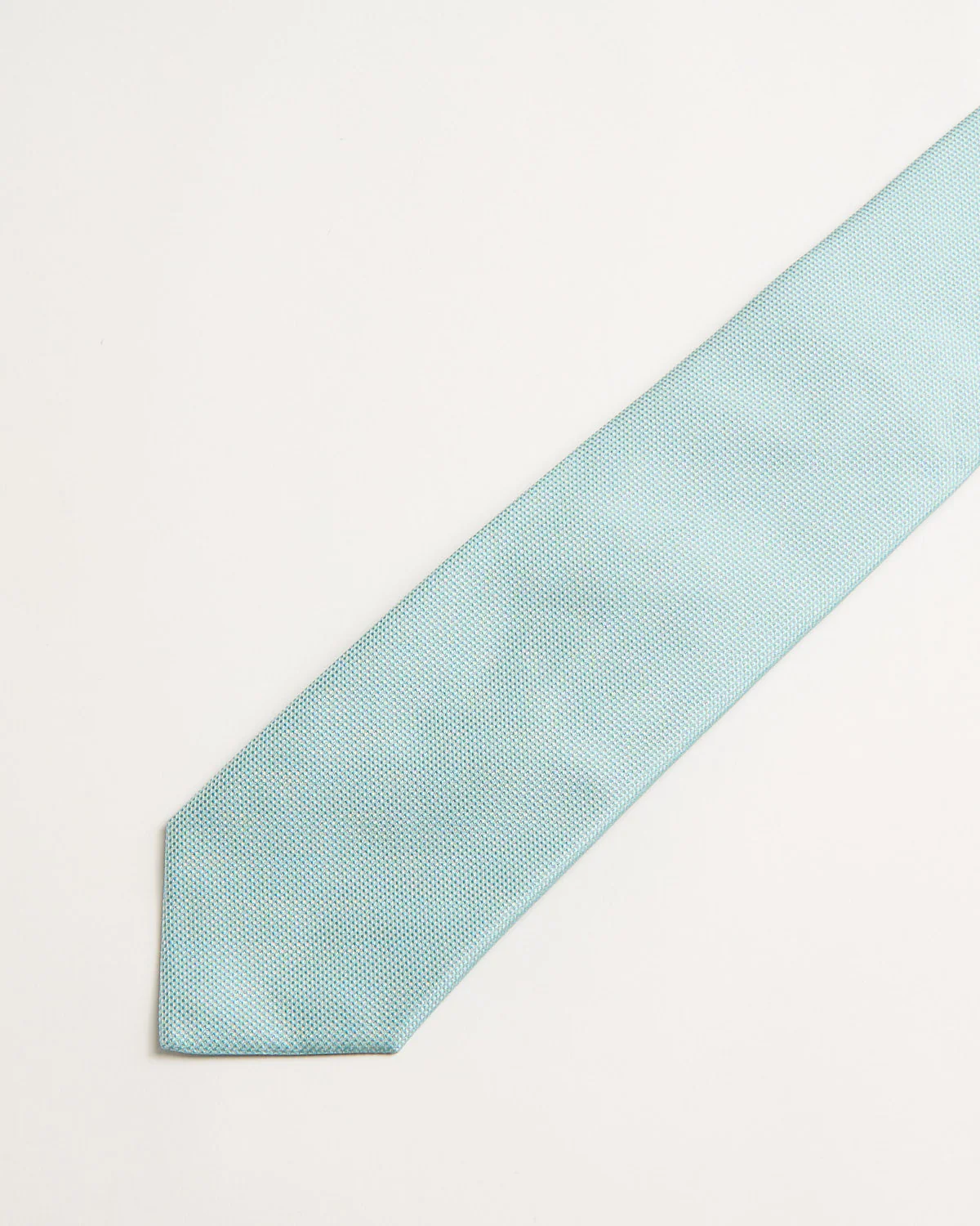 Silk Mini Jacquard Tie - Image 2