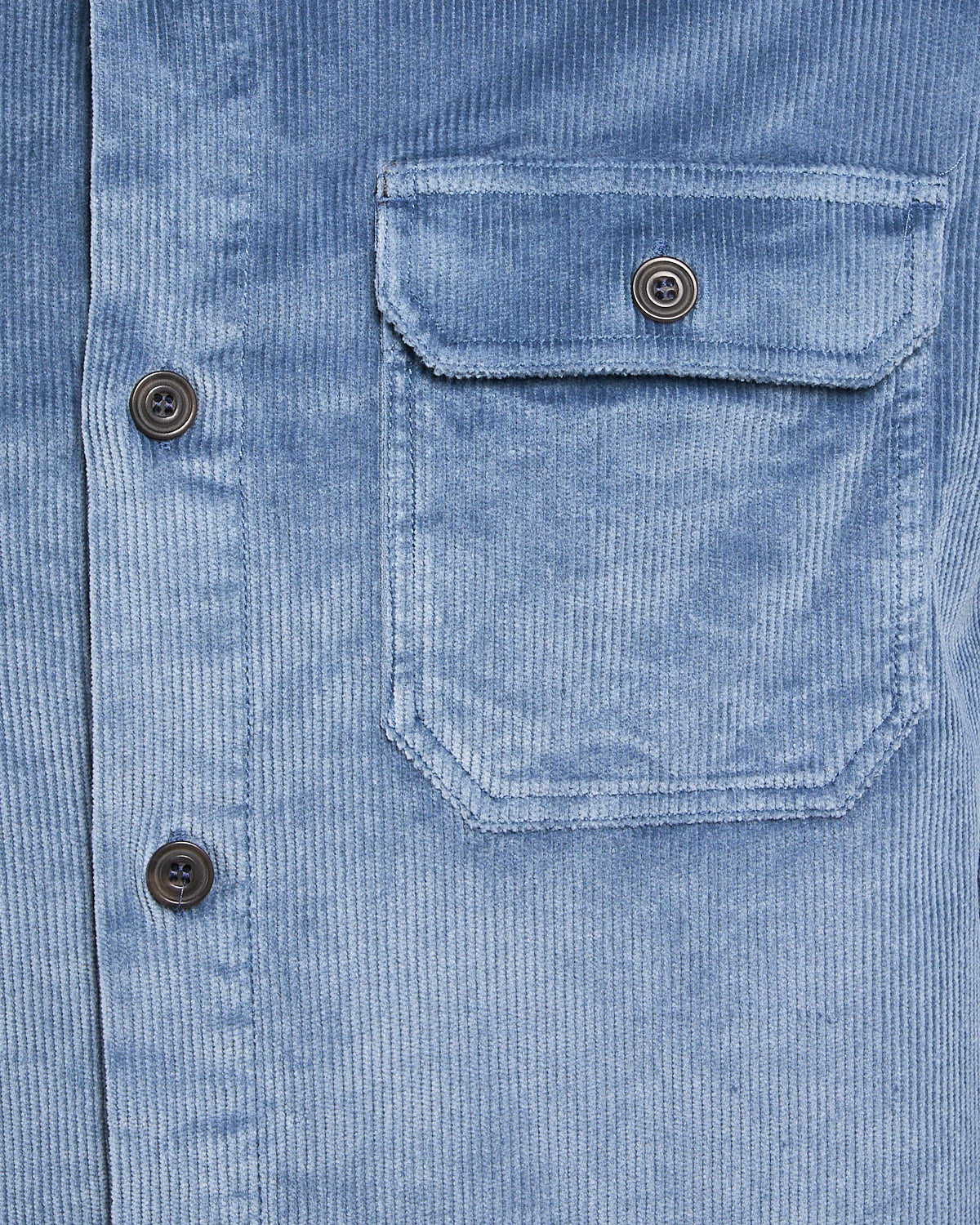 Corduroy Overshirt With Moon Badge - Image 4