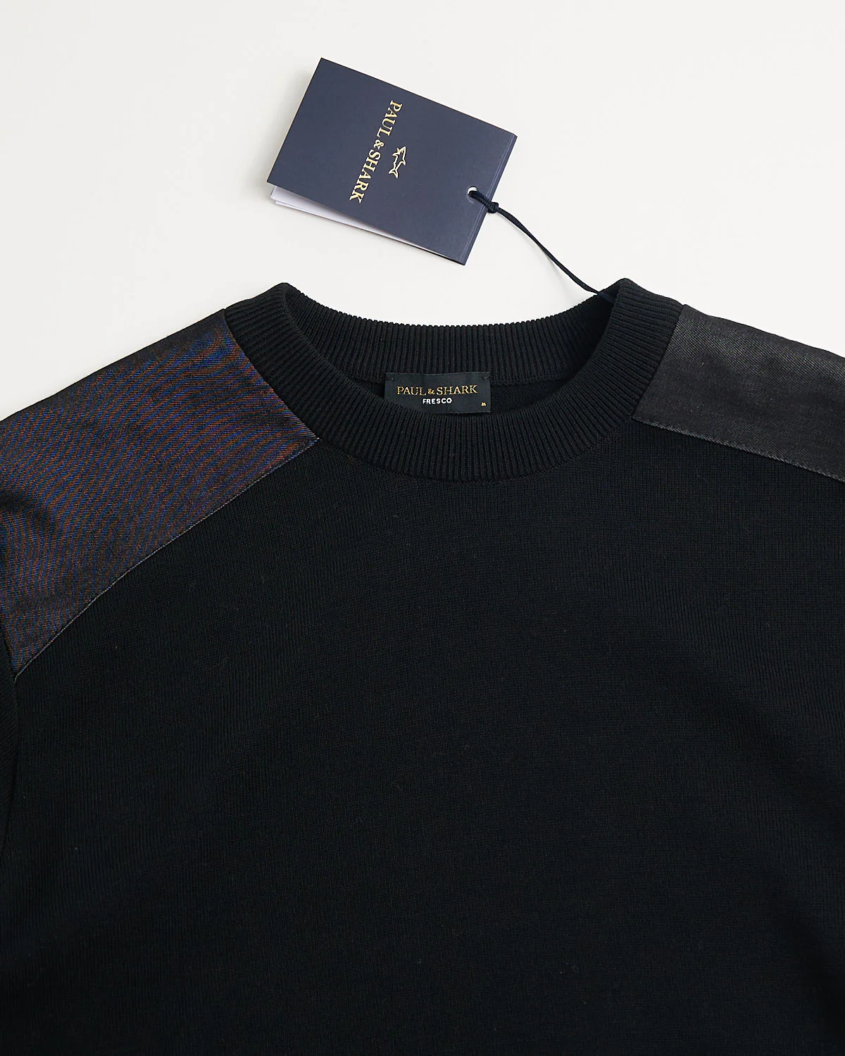 Denim Details Fresco Cotton Crewneck - Image 2