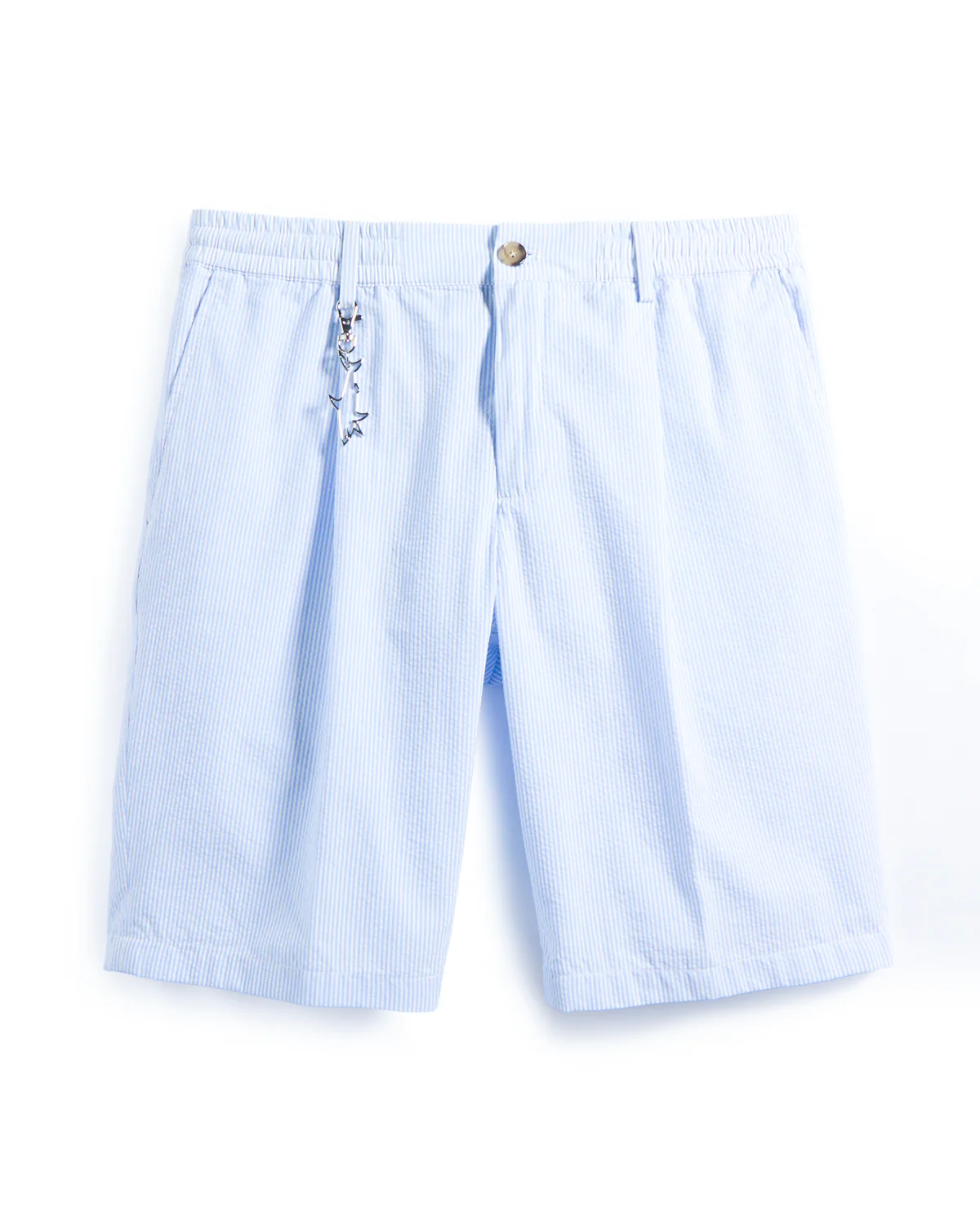 Light Cotton Seersucker Bermuda Shorts