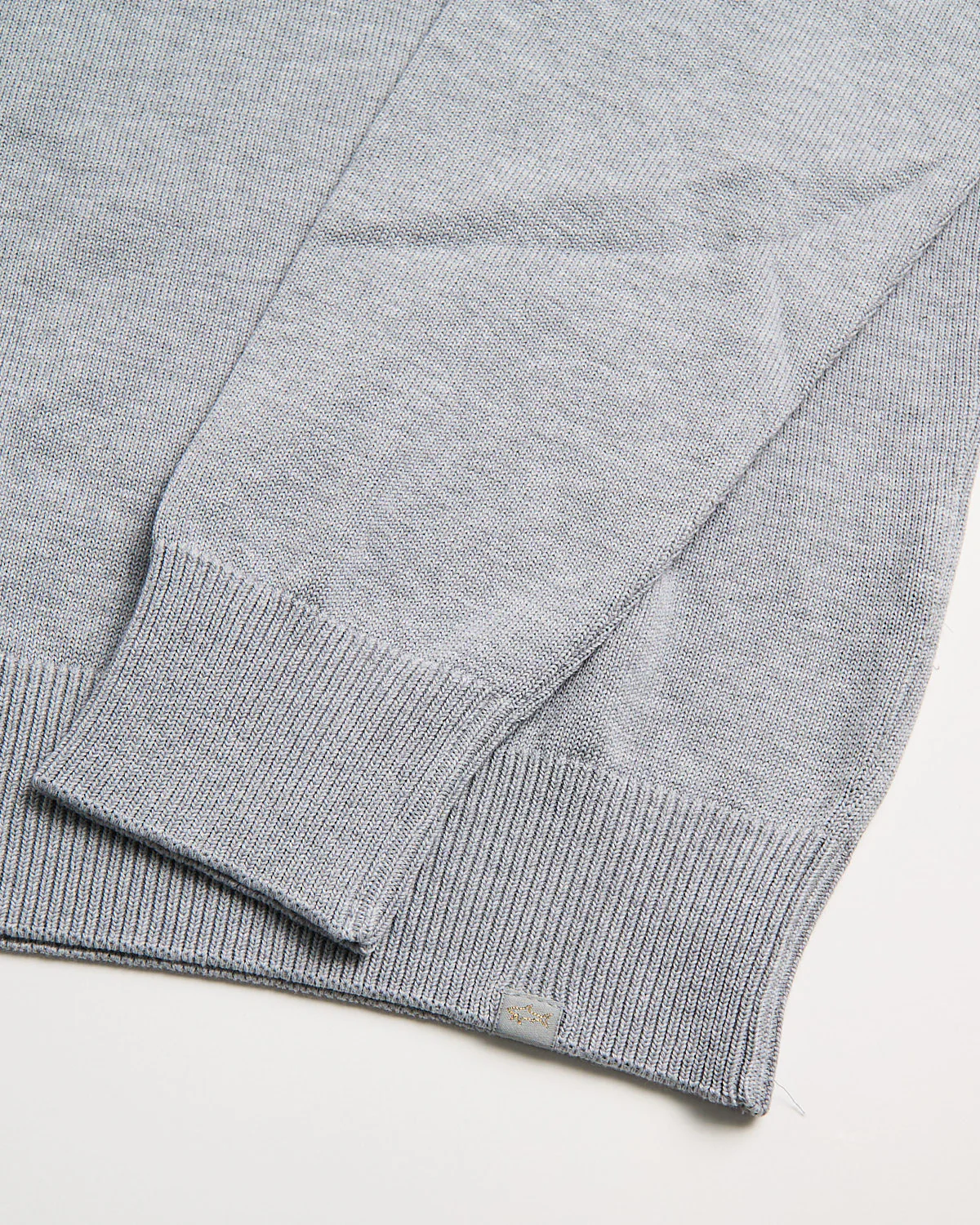Linen Details Fresco Cotton Half Zip Sweater - Image 5