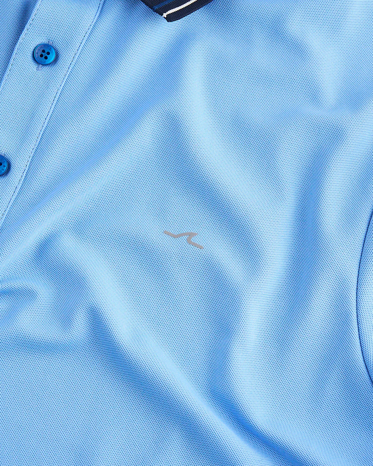Printed Fin Seaqual® Yarn Polo Shirt - Image 4