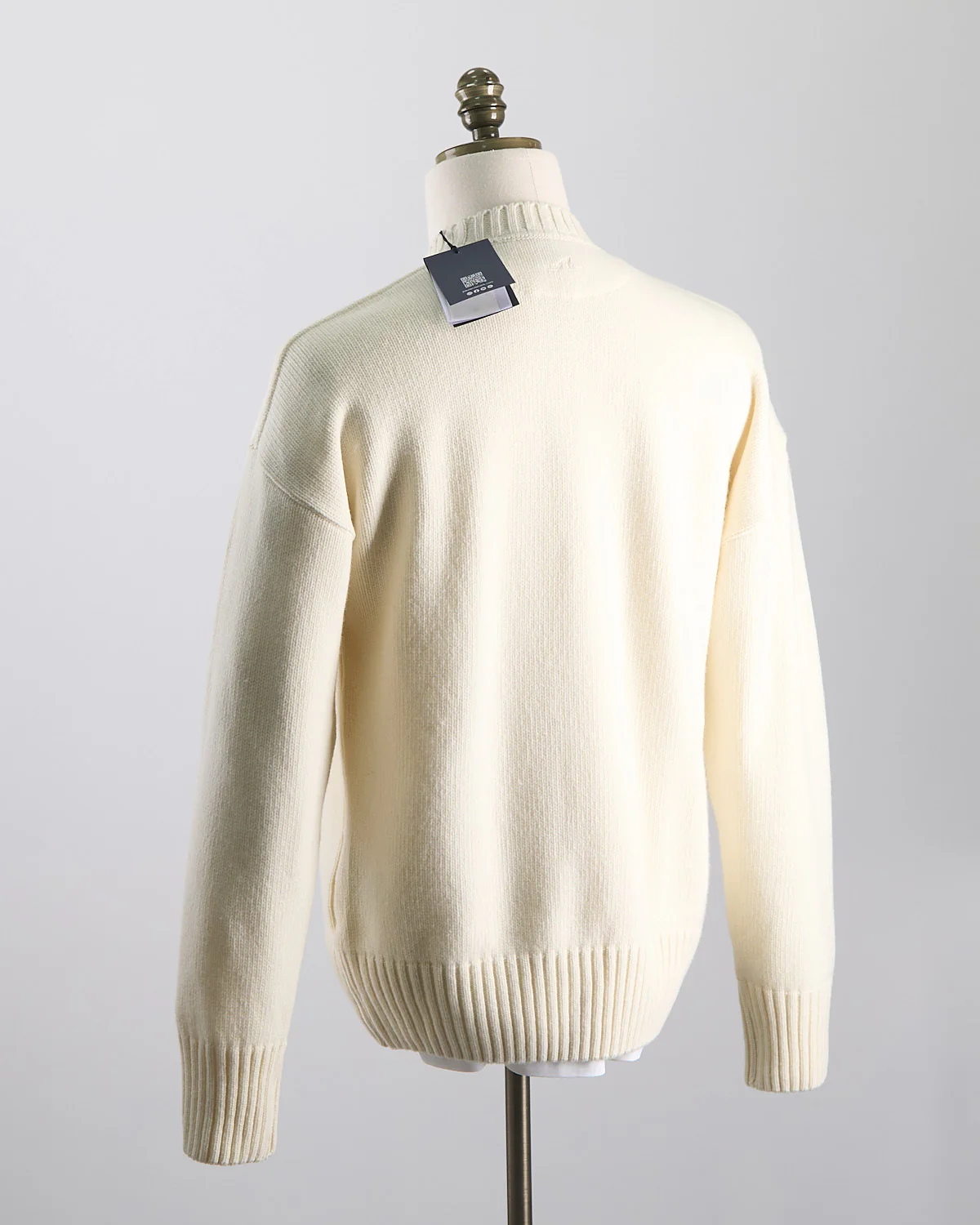 Re-Wool Crewneck With Embroidered Anchor - Image 6
