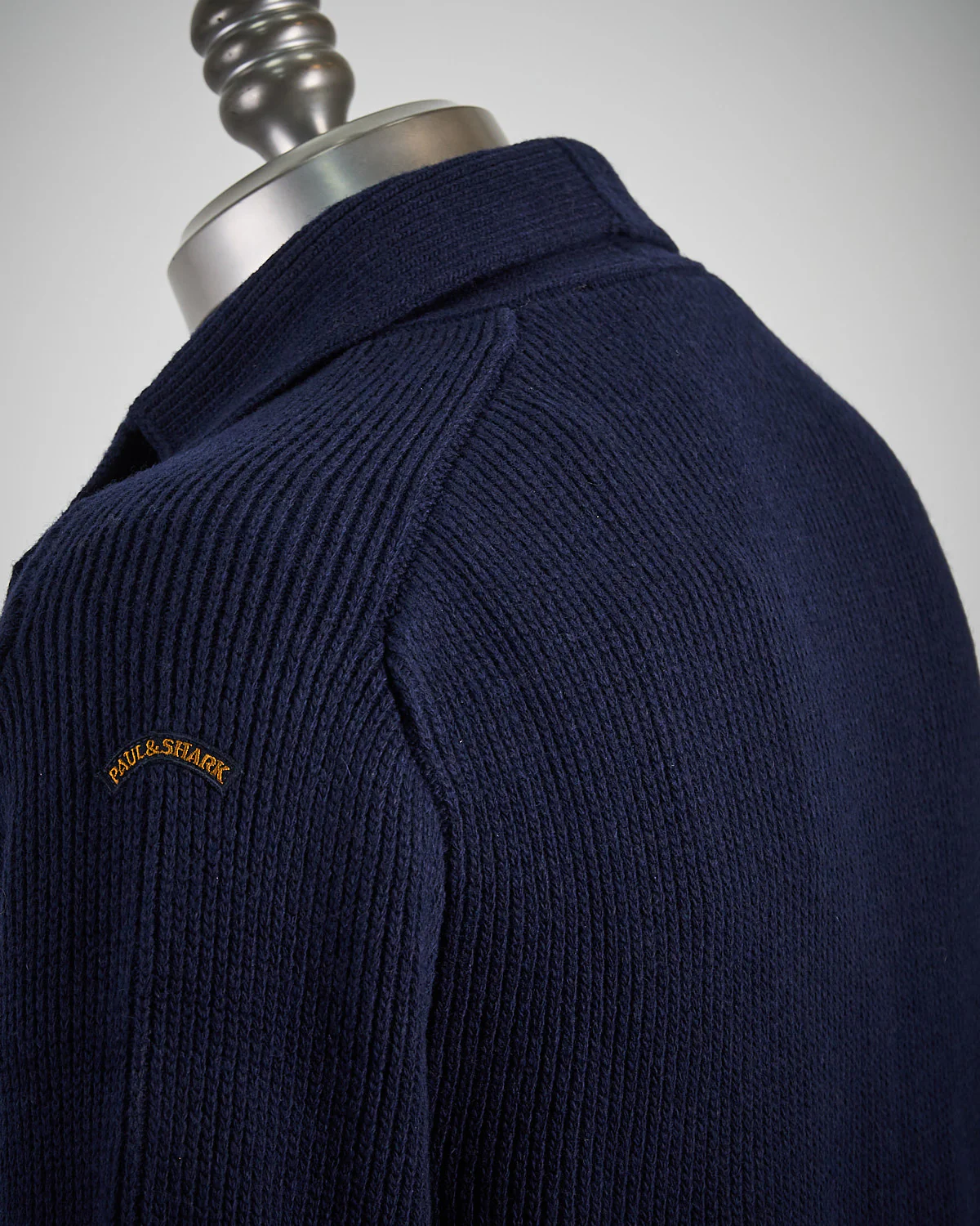 Re-Wool Knitwear Blazer With Moon Badge - Image 9