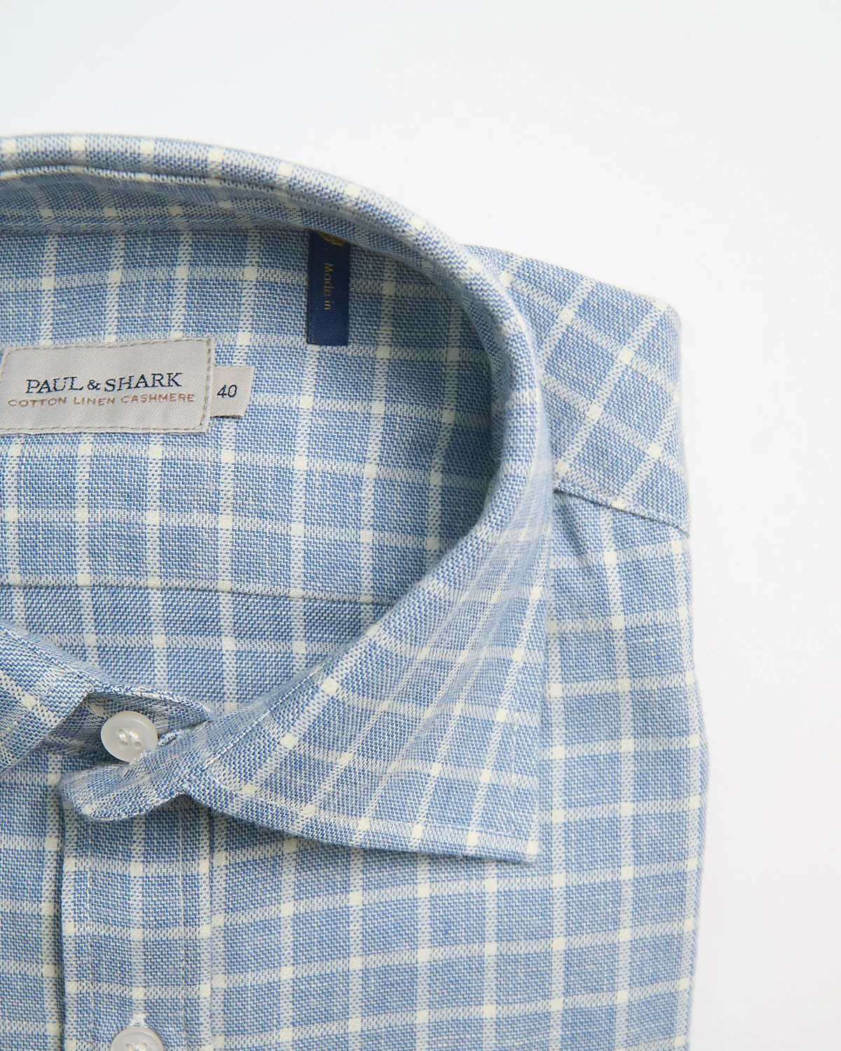 Riviera Cotton Linen Cashmere Shirt - Image 4