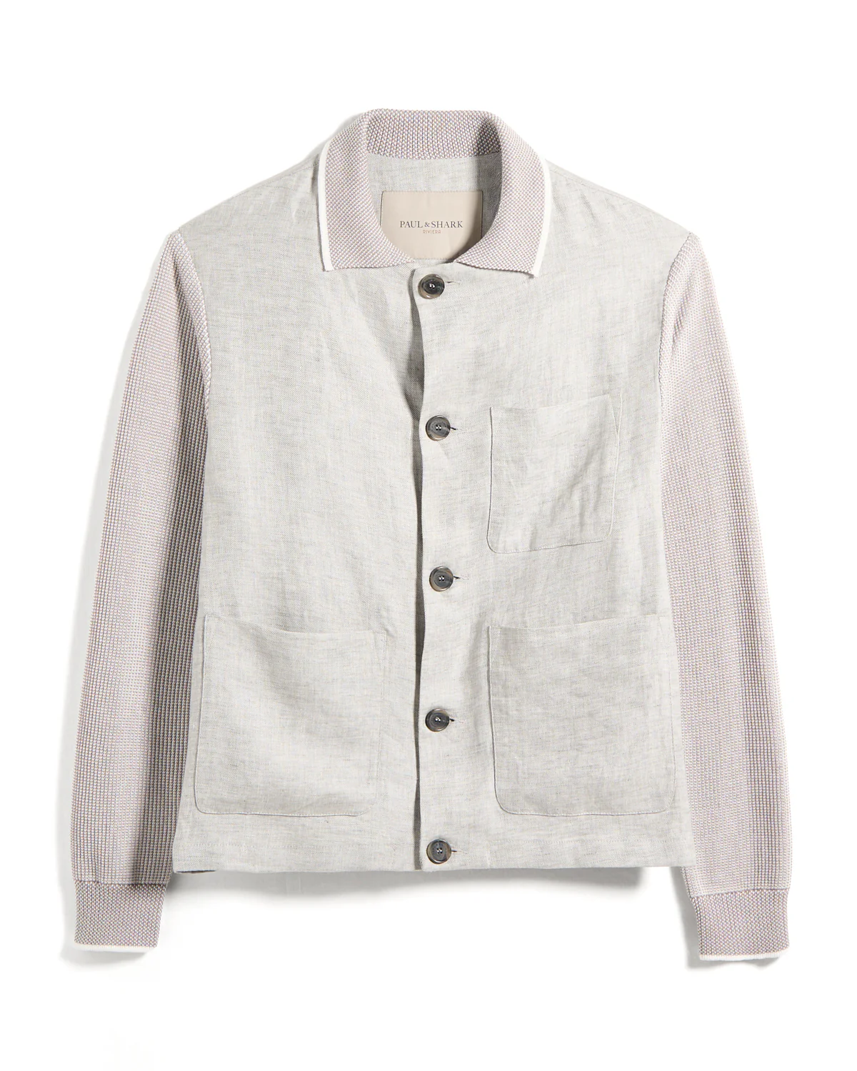 Riviera Piuma Cotton Knit Hybrid Sweater Jacket